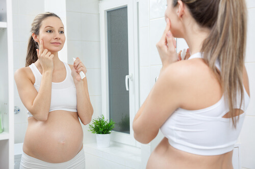 Pregnant Woman Skincare