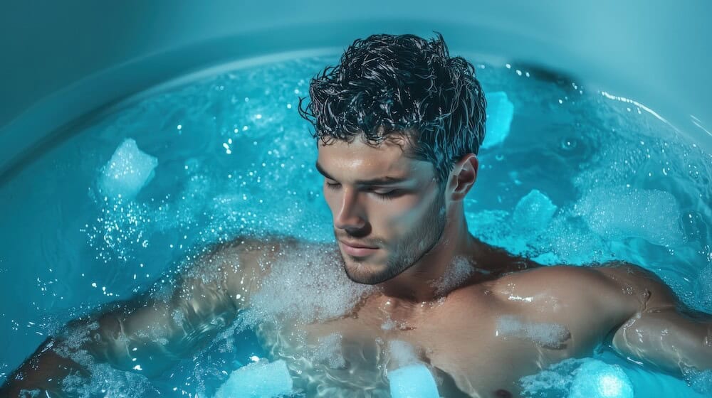 Man-Immersed-in-a-Cold-Plunge-Tub