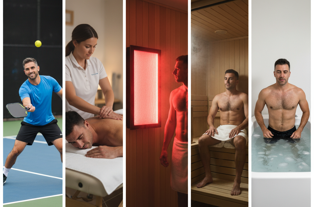 Pickleball Game Strong with Massage and Contrast Therapy