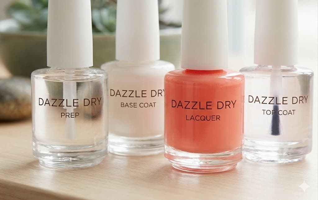 Photo of Dazzle Dry on a table, offered by Greentoes in Tucson