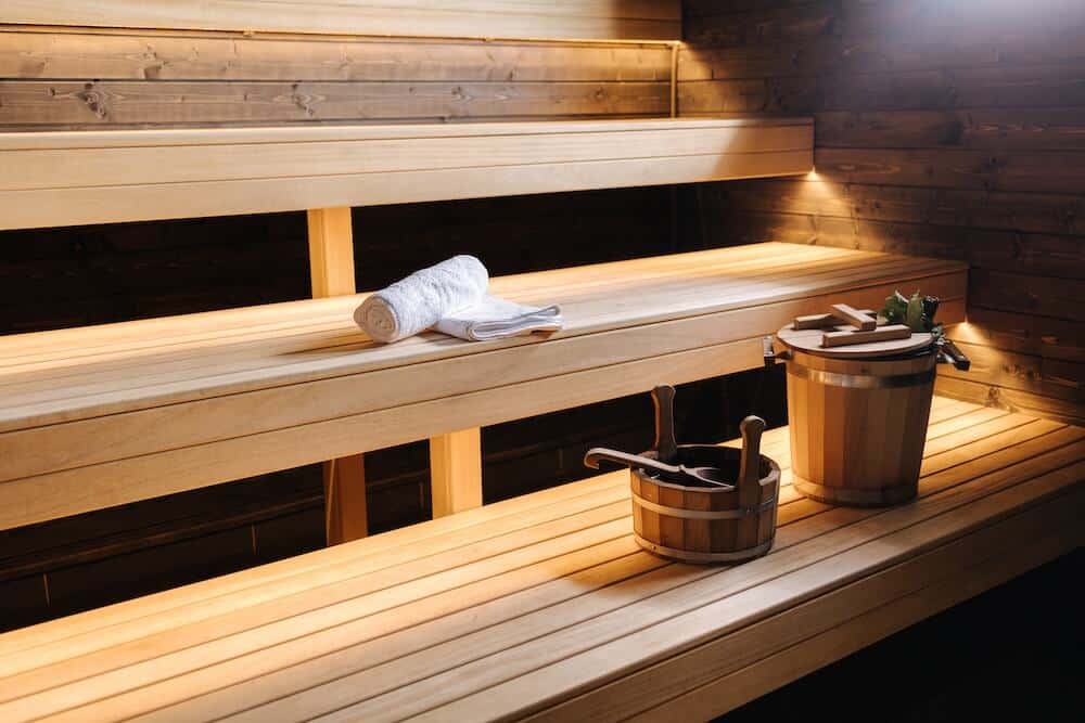 Photo of a sauna